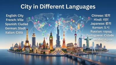 City in different languages