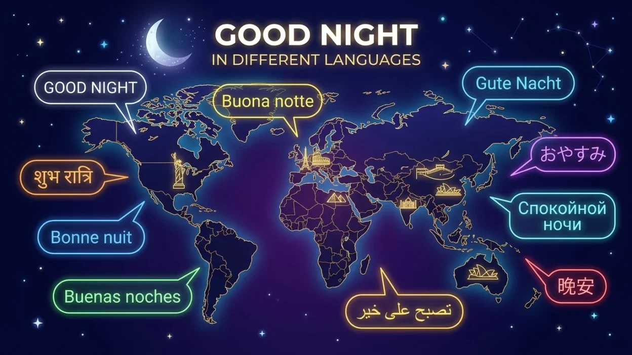 Good Night in Different Languages