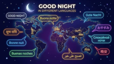 Good Night in Different Languages