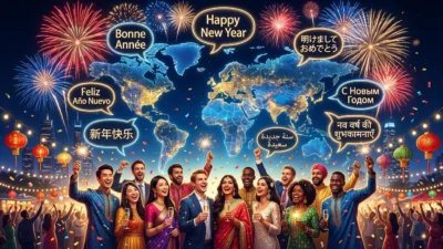 Happy New Year in Different Languages