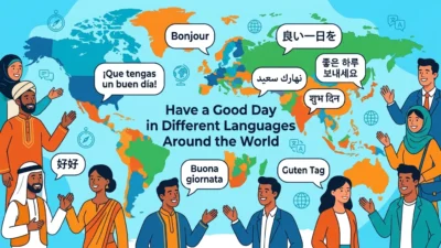 Have a Good Day in Different Languages